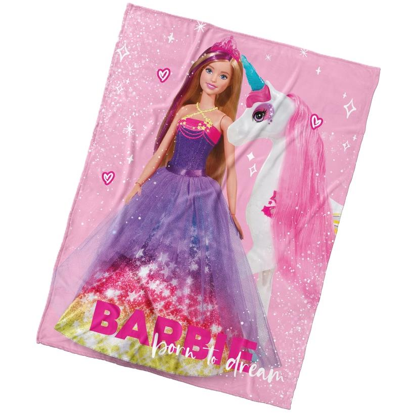Kaptan Baby blanket Barbie and the Magic Unicorn 130 × 170 cm (008350-010)