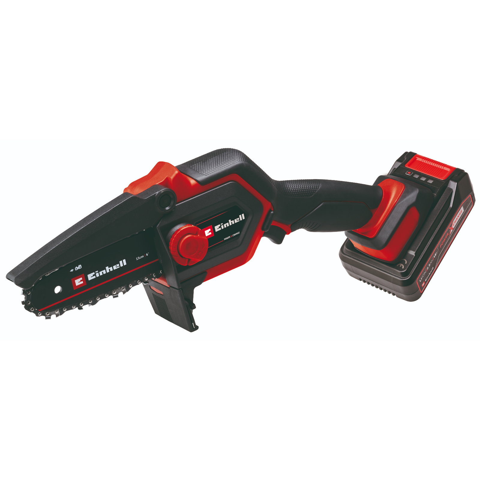 Einhell GE-PS 18/15 Li Bag Kit Akkumulátoros Láncfűrész 18V + 1x 2.5Ah Akku + Töltő (4600043)