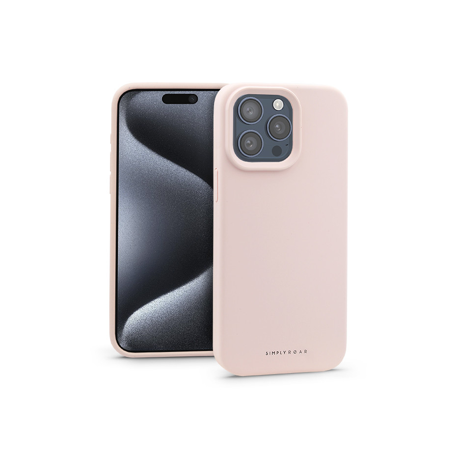 Apple iPhone 15 Pro szilikon hátlap - Roar Cloud Skin - pink (KC0872)