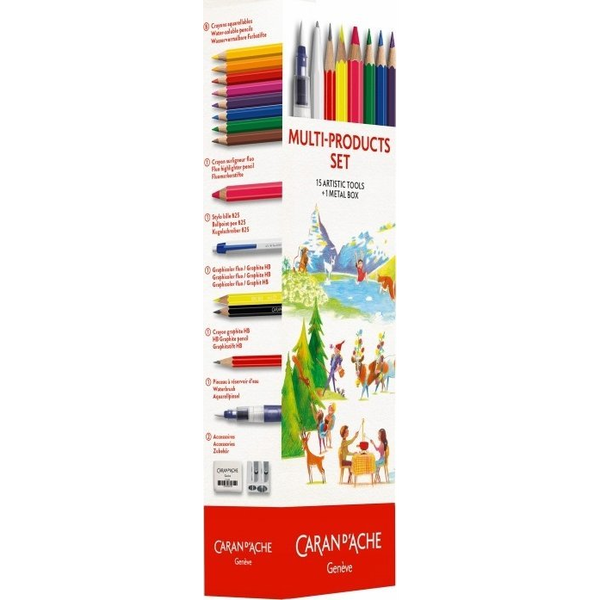 CARAN D'ACHE MULTIPRODUCT BACK2SCHOOL SET 16/1