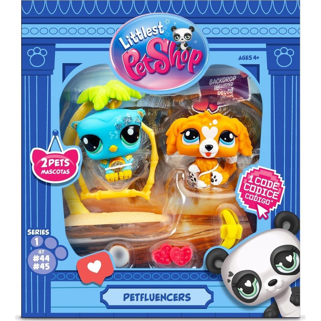 Littlest Pet Shop 2 db-os Figura Petfluencer - Édes Naplemente (626184)