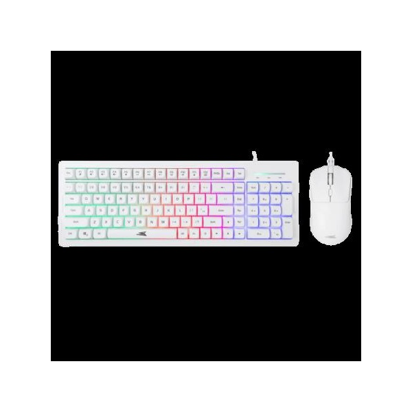 BARACUDA BGC-011W ORCA-W gamer combo fehér billentyűzet (memb. ang.) + egér (BC BGC-011W)