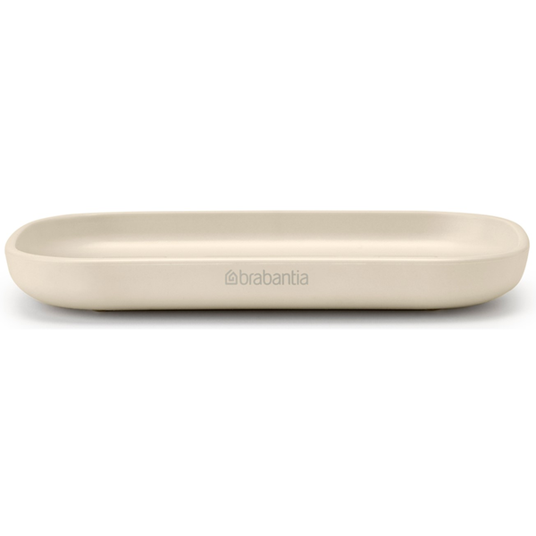 Brabantia ReNew szappantartó csúszásmentes talppal, bordázott tálcával, mely szárazon tartja a szappant, műanyag, világos bézs - 223389
