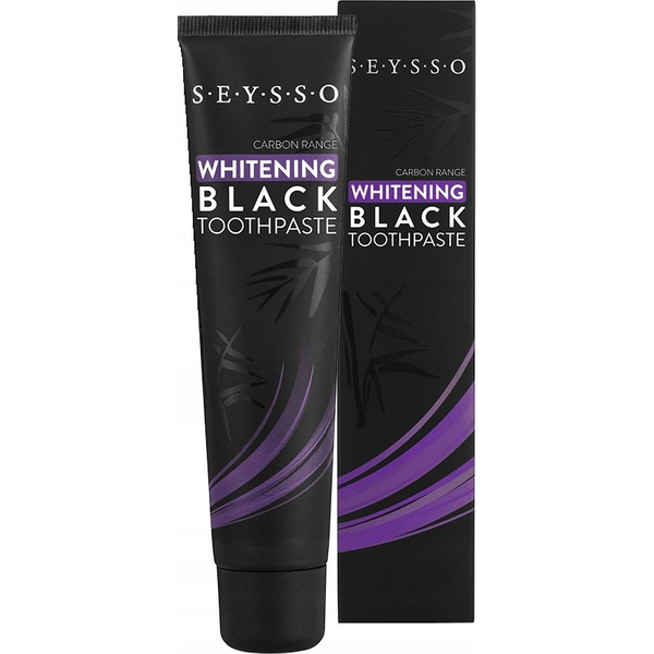 Seysso Carbon Black - wybielająca Pasta do Zębów z Węglem Aktywnym 75 ml
