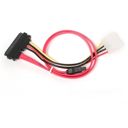 Gembird Cablexpert S-ATA tápkábel 15cm+ adatkábel 48cm Combo (CC-SATA-C1) (CC-SATA-C1)