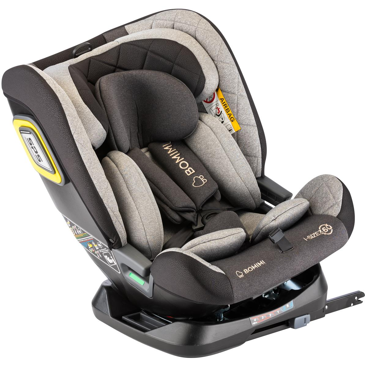 Bomimi Ideafix i-Size 360° 0-36 kg Metallic Melange (8595673204920)