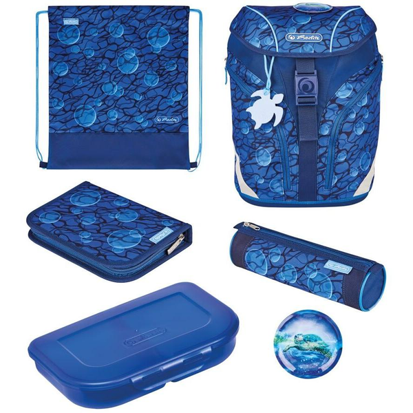 Herlitz SoftLight Plus Deep Sea Iskolatáska készlet - Mintás