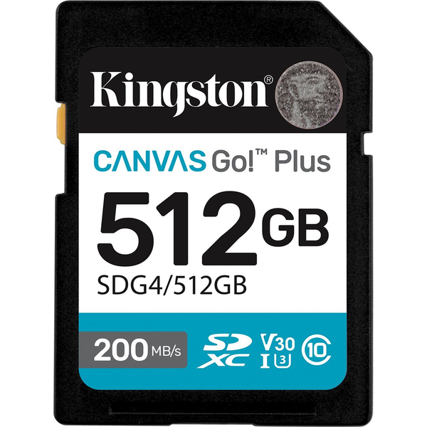 Kingston Technology Canvas Go! Plus 512 GB SDXC UHS-I Class 10