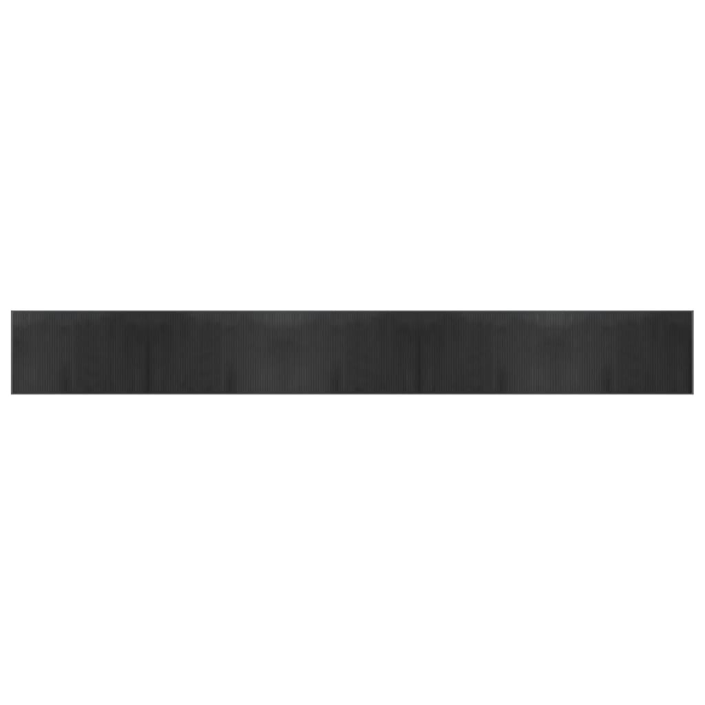 négyszögletű szürke bambusz szőnyeg 60 x 500 cm (376856)