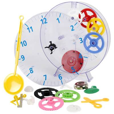 Falióra építőkészlet, 20 x 3,5 cm, Techno Line kids clock (Model kids clock)