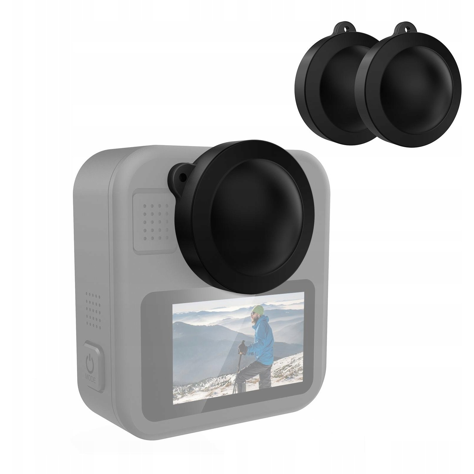 2x Silikónové ochranné viečko pre GoPro Max 2 MAX2 kryt objektívu