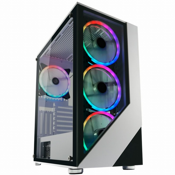LC-Power Gaming 803W Midi Tower Černá, Bílá