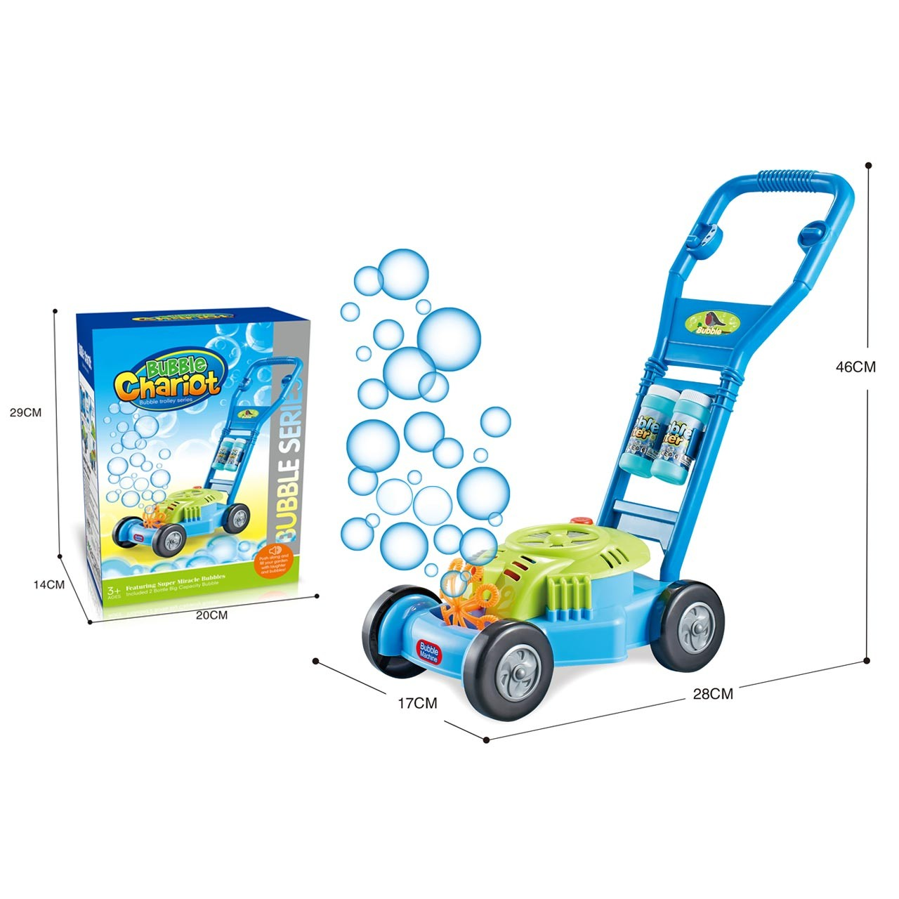 Madej Fűnyíró Szappanbuborékfújó zenével (006465)