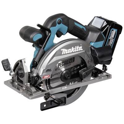Makita (HS012GD201) Akkus kézi körfűrész Vágási mélység max. (90°) 57 mm 2. akkuval, Töltővel, Hordtáskával 1300 W 40 V 2.5 Ah (HS012GD201)