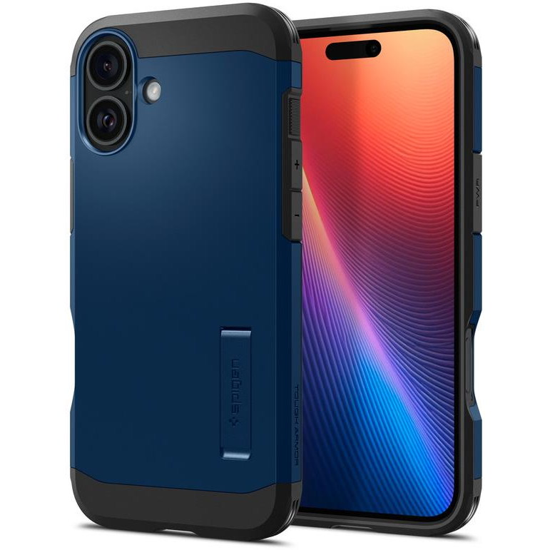 Spigen Tough Armor MagSafe Navy Blue iPhone 16 tok (ACS08217)
