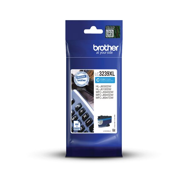 Brother LC-3239XLC blækpatron 1 stk Original Højt (XL) udbytte Blå