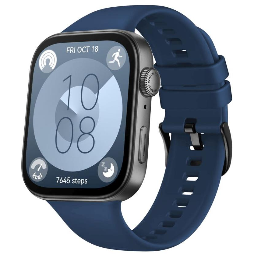 FIXED Silicone Strap Huawei Watch FIT 3 - kék (FIXSSTB-1388-BL)