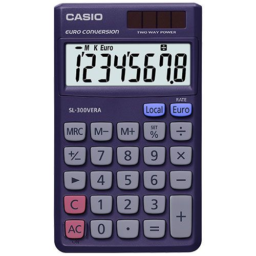 Casio Taschenrechner SL-300 VERA Solar/ Battery