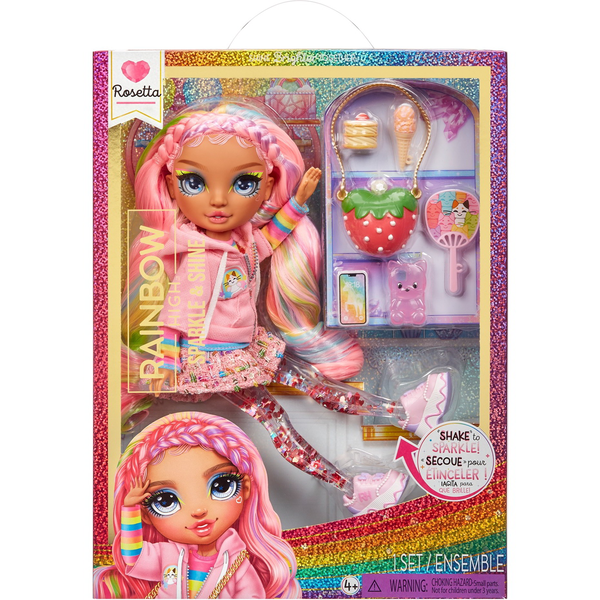 MGA Entertainment Rainbow High Sparkle & Shine Rosetta baba