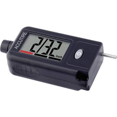 HP Autozubehör Gumiabroncs nyomásmérő, keréknyomás mérő és profilmélység mérő 0,35-6,8 bar 0-15 mm Accutire (21253)