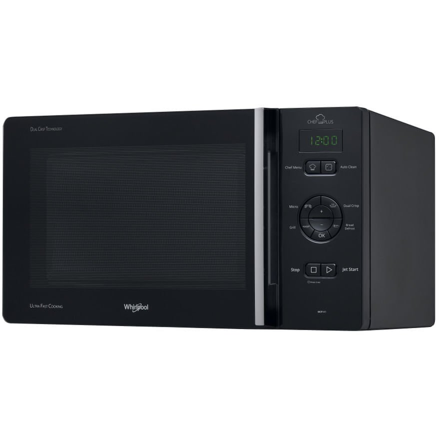 Whirlpool Chef Plus MCP 345 BL Fekete 25L Grillezős mikrohullámú sütő (858734599490)