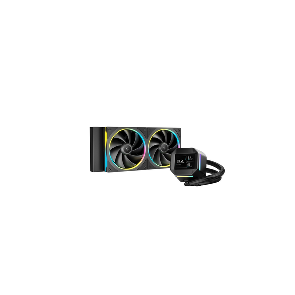 DeepCool LM240 Processor Kit voor vloeistofkoeling 12 cm Zwart 1 stuk(s)