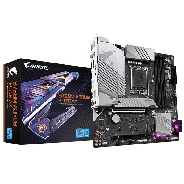 Gigabyte B760M AORUS ELITE AX základní deska Intel B760 LGA 1700 Micro ATX