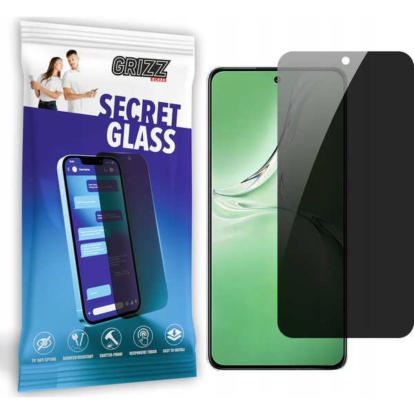  GrizzGlass Szkło prywatyzujące GrizzGlass SecretGlass do Oppo K12