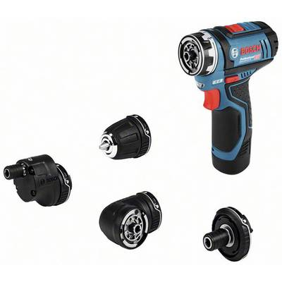 Bosch GSR 12V-35 FC 1750 RPM Zonder sleutel 590 g Zwart, Blauw, Rood