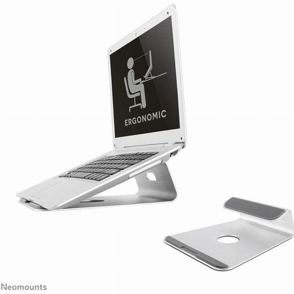 Neomounts NSLS025 supporto per laptop Supporto per computer portatile Argento 43,2 cm (17")