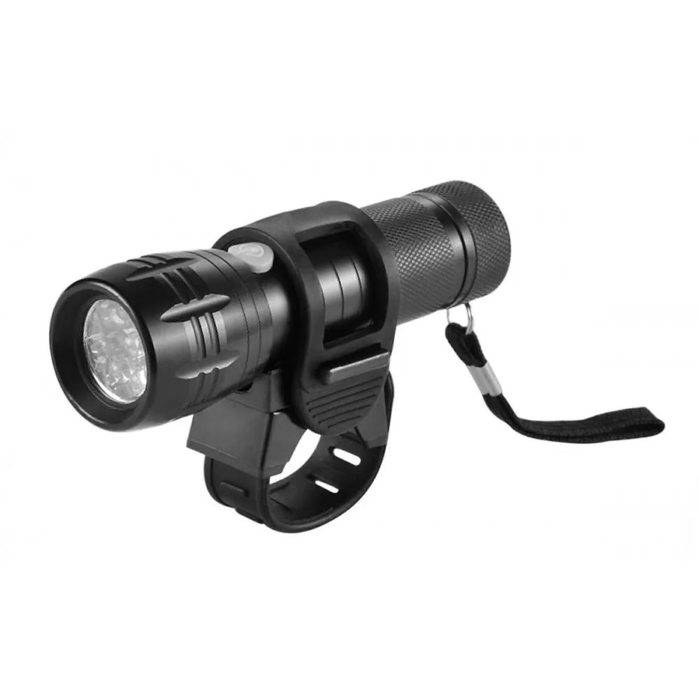 NovaBIK3 kerékpáros első LED-es lámpa és elemlámpa fekete (AN68418) (AN68418)