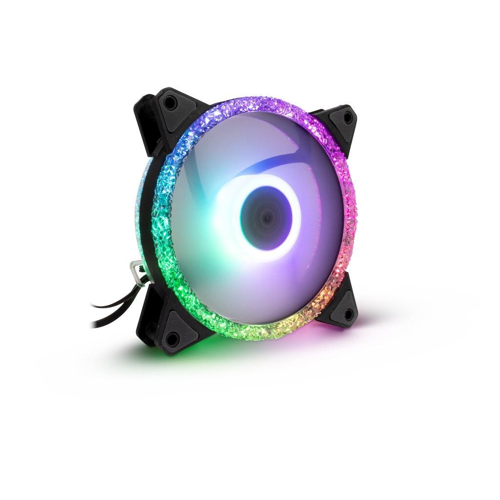 Inter-Tech Argus RS-071 RGB ház hűtő ventilátor 12cm (88885538) (it88885538)