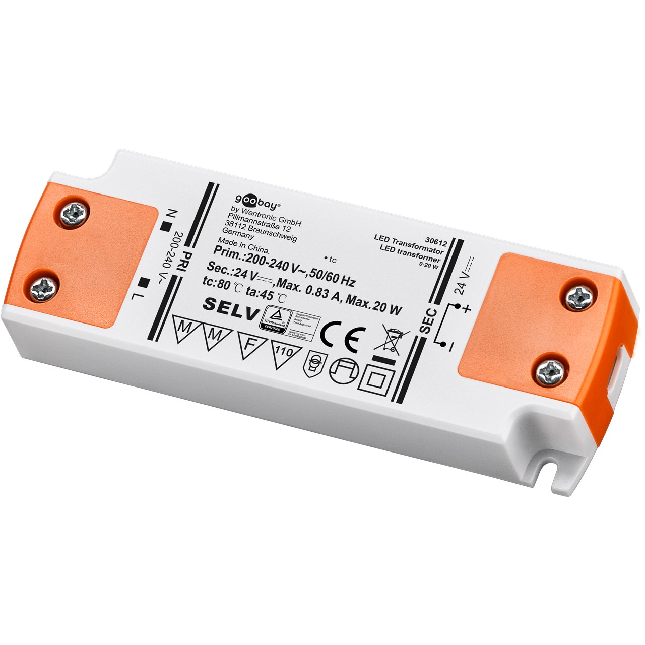 Goobay 20W LED Transzformátor (30612) (30612)