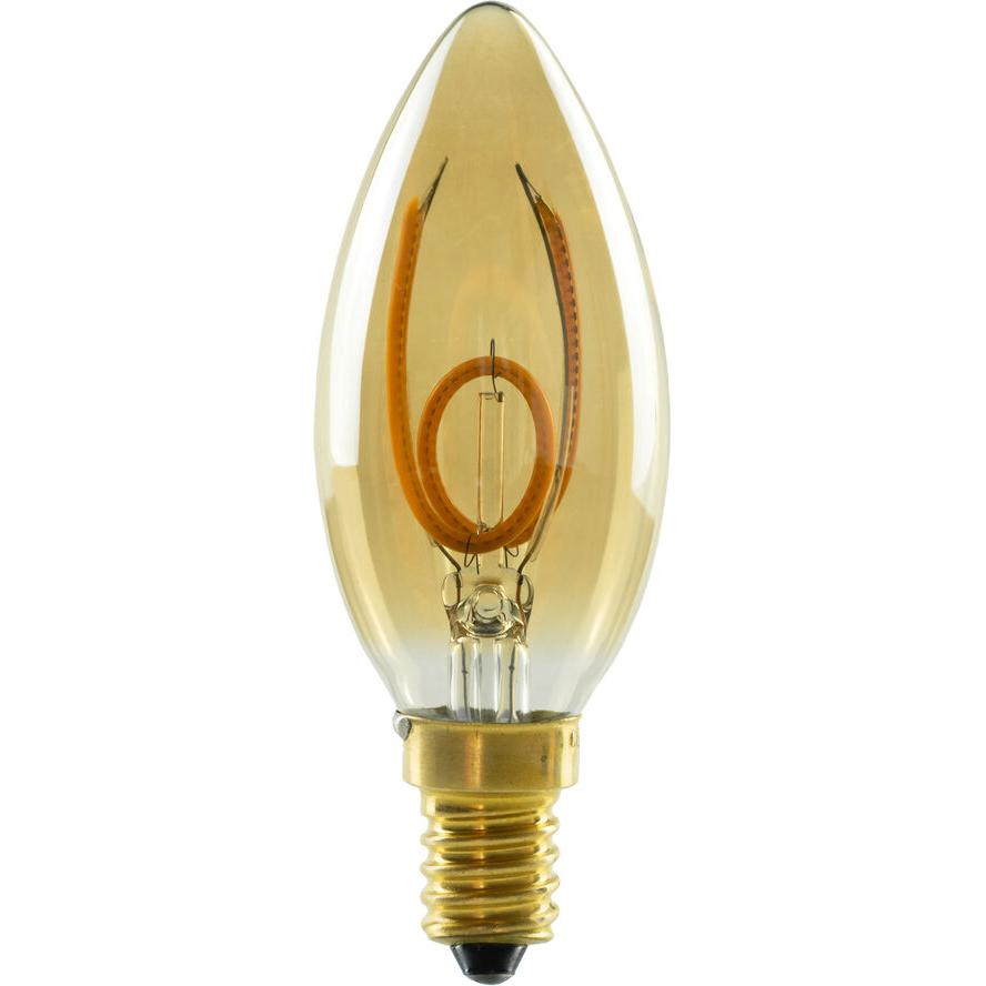Segula LED Soft Kerze gold E14 3,2W 1900K dimmbar (50631)