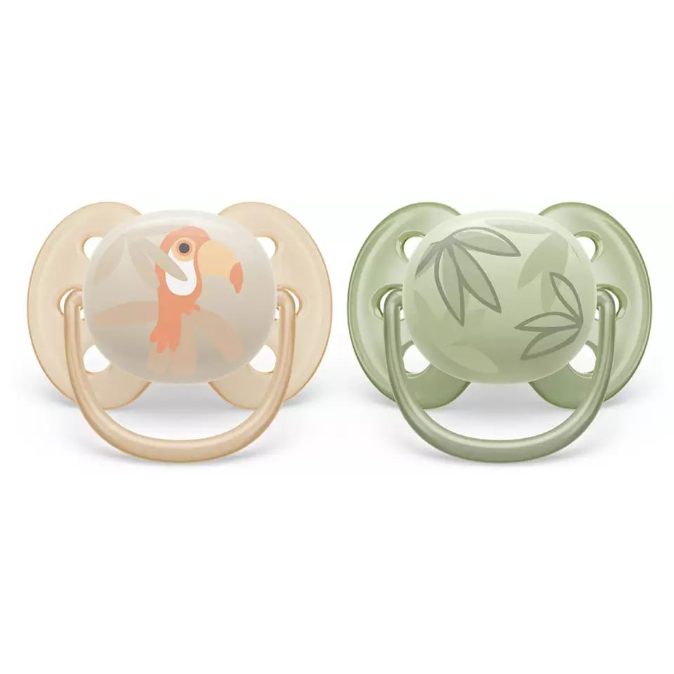 Philips SCF091/07 Avent ultra soft játszócumi tukán,falevél (SCF091/07)