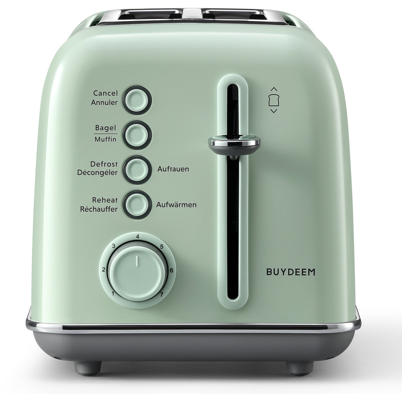 BUYDEEM 2 Slice Toaster, model DT620E, color Cozy Greenish, EU (DT620E-CG/EU)