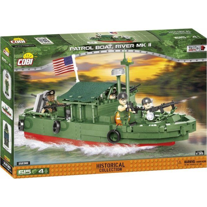 Cobi Patrol Boat MK II Építőjáték (102238) (COBI-2238)