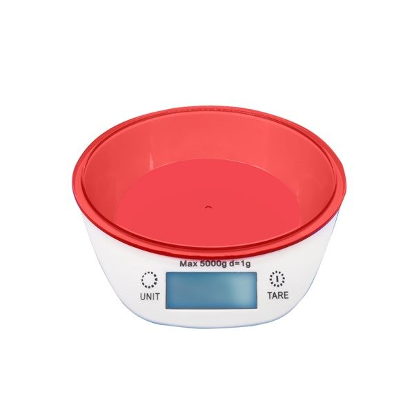 TOO KBSC-300-R tálas konyhai mérleg piros (KBSC-300-R)