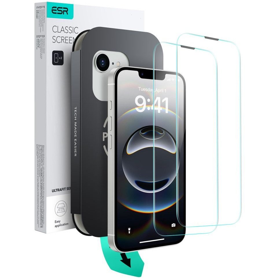 ESR Tempered-Glass Kijelzővédő üveg Apple iPhone 16e 1 db Karcálló 1D81500201 (ESR906)