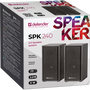 Reproduktory Defender Spk-240 2.0 6W Usb Sivá-Čierna