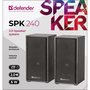 Reproduktory Defender Spk-240 2.0 6W Usb Sivá-Čierna