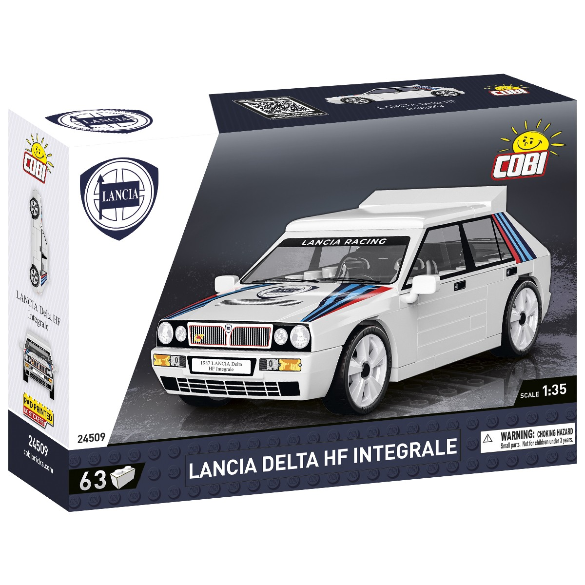 Cobi: 24509 Lancia Delta Integrale Összeépíthető model 1:35 (24509)