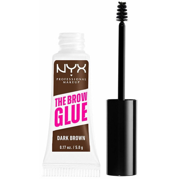 NYX Professional Makeup Brow Glue Stick 04 Dark Brown 5 g szemöldök gél - formázó és fixáló