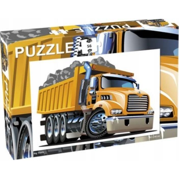Tactic Puzzle Lovers Big Truck Legpuzzel 56 stuk(s) Voertuigen