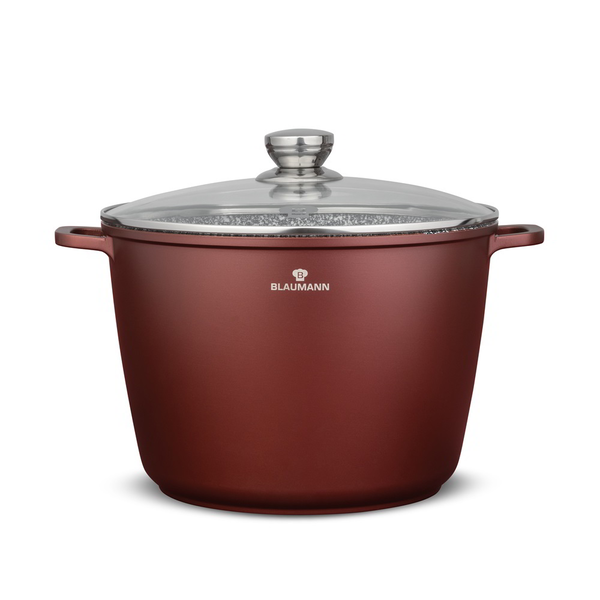 Blaumann BL-4088 Cerastone Aluminium Lábas Üveg fedővel Ø 28cm 10L - Bronz