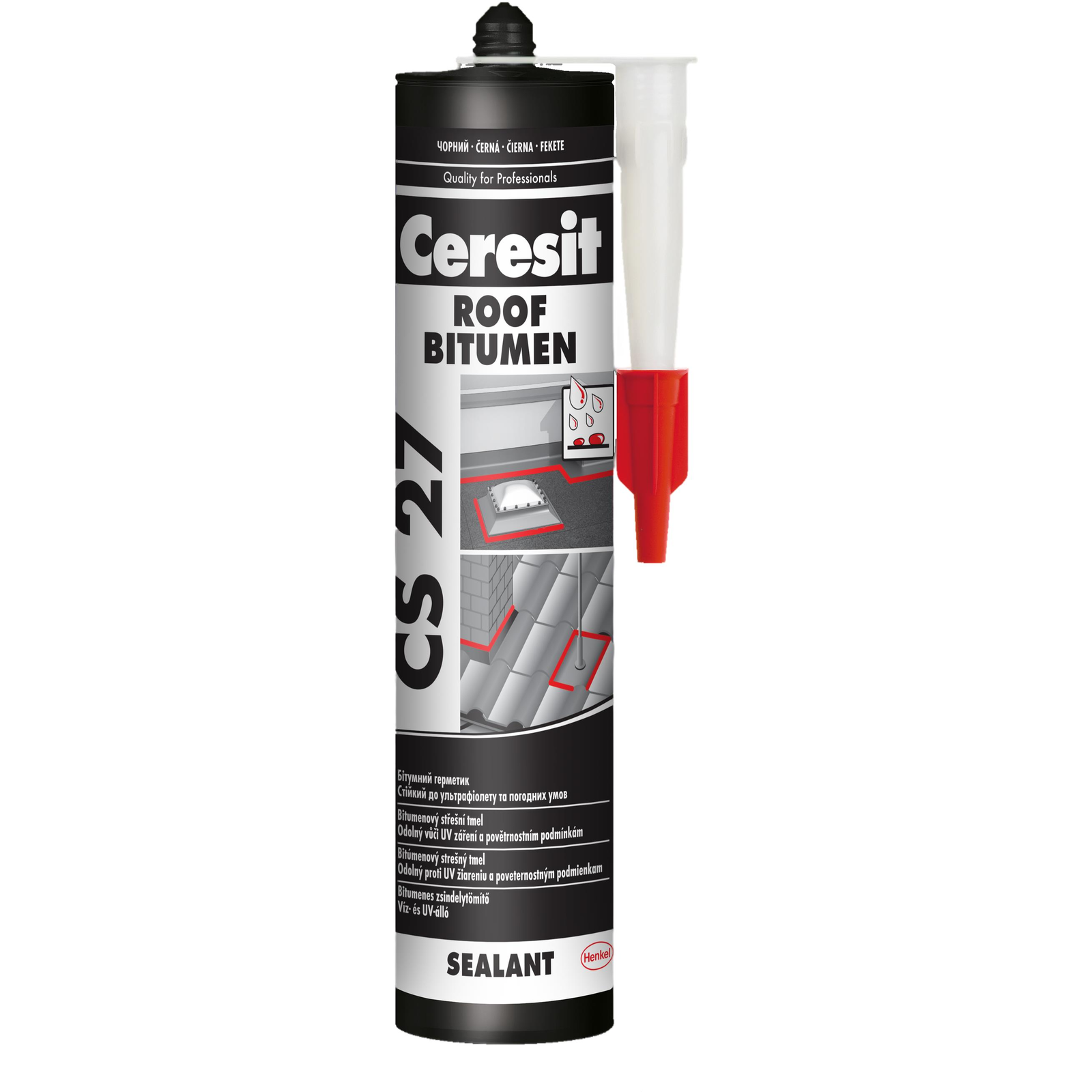 CERESIT CS 27 Bitumen fekete 280 ml (4740008302831)