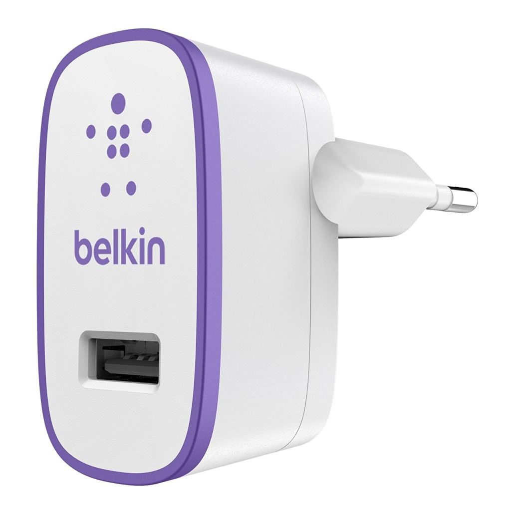 Belkin asztali töltő 2.1A fehér-lila (F8J052vfPUR) (F8J052vfPUR)