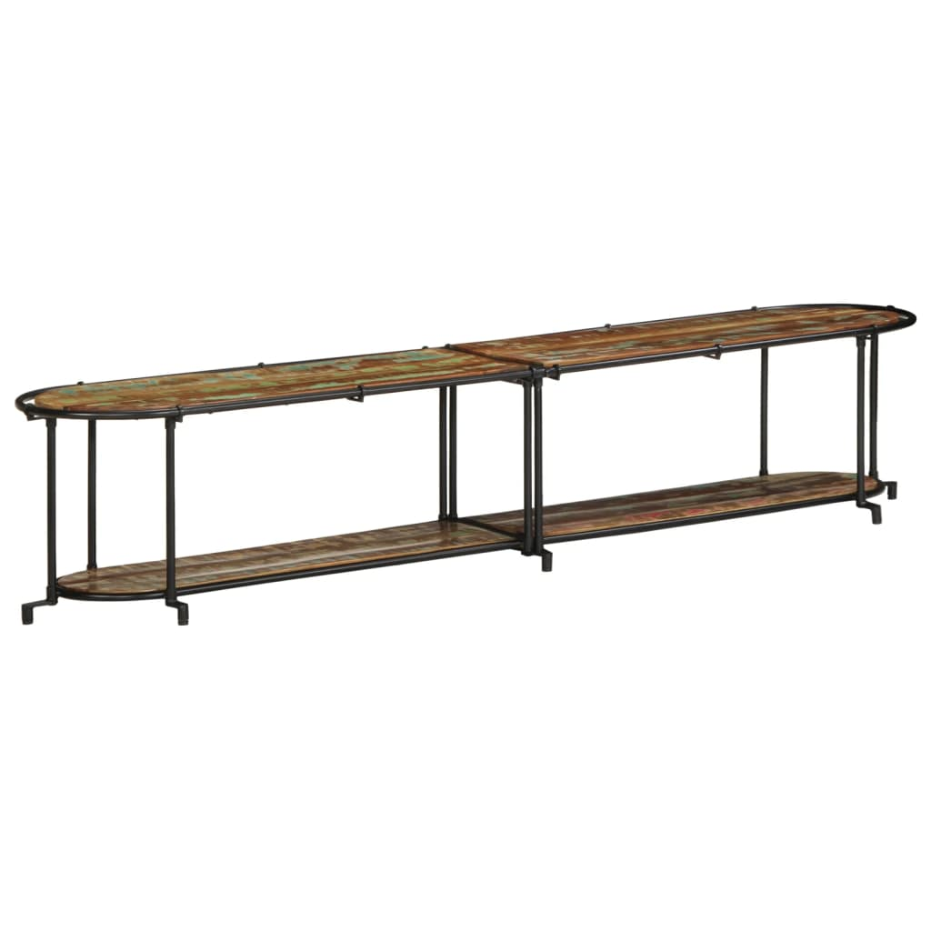 tömör újrahasznosított fa TV-szekrény 200 x 42 x 40 cm (4013496)