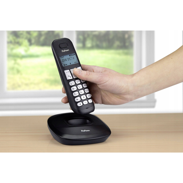 PROFOON PDX-1100 - DECT-Telefon mit 1 Mobilteil, schwarz