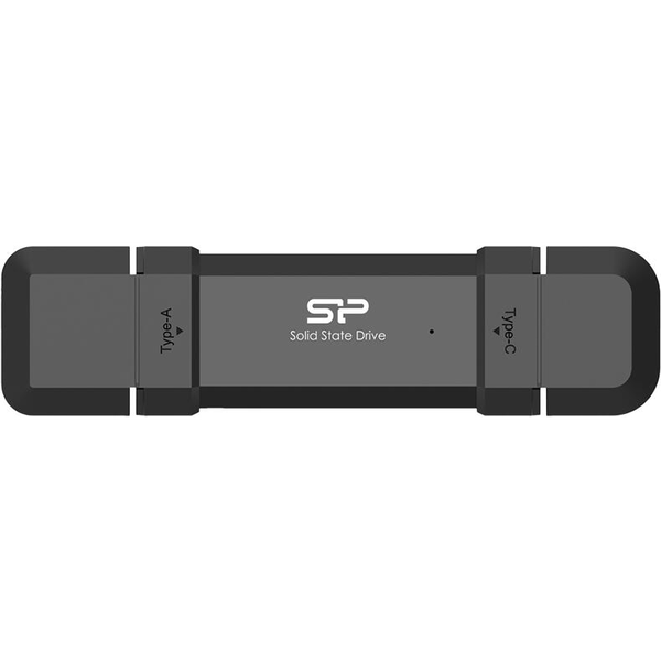 Silicon Power Pendrive SSD DS72 250GBExternal SSD in stick format, Dual interface (A+C), 1050/850MB/s, Aluminium + Plast